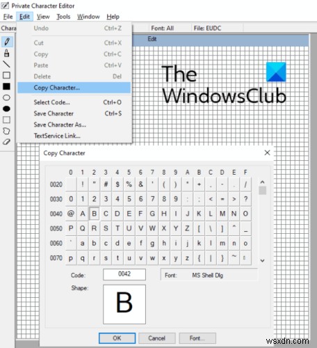 Windows 11/10のCharmap(文字コード表)とEudcedit(ユーザー定義文字エディター)の使い方