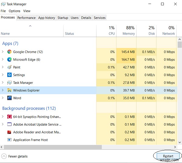 Windows 10でシステムトレイのアイコンが動作しない・開かない場合の対処法