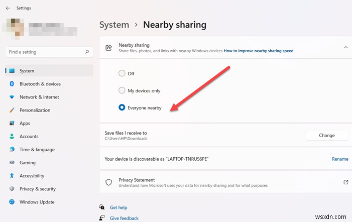 Windows 11/10で近接共有(Nearby Sharing)を有効化して使う方法【徹底解説】