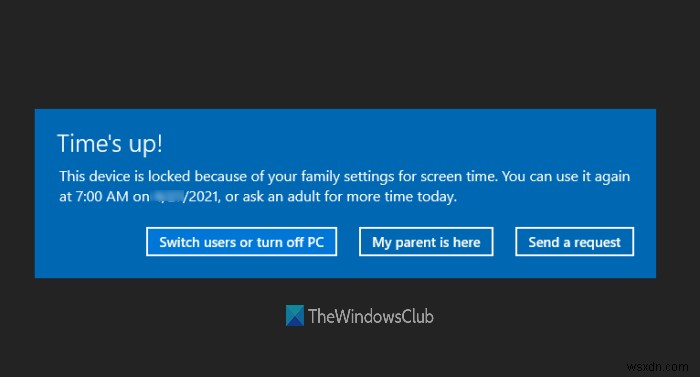 Windows 10で「ファミリ設定によるスクリーンタイムのため、このデバイスはロックされています」と表示されたときの対処法