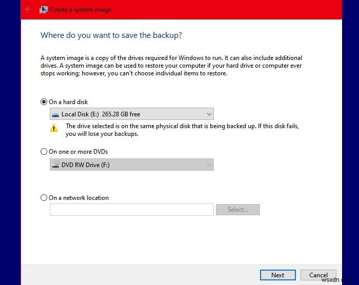 【解決】Windowsバックアップのエラーコード0x8078012D「バックアップ操作に失敗しました」を修正する方法