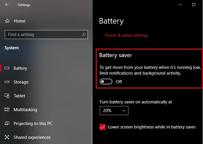 Windows 11/10でバッテリーセーバーが有効にならないときの対処法