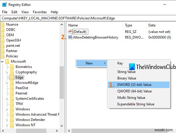 Microsoft Edgeで閲覧履歴とダウンロード履歴の削除を防ぐ2つの方法