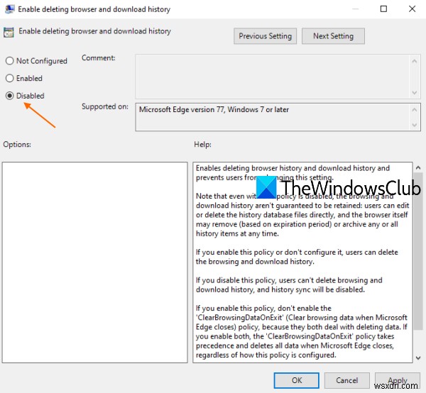 Microsoft Edgeで閲覧履歴とダウンロード履歴の削除を防ぐ2つの方法