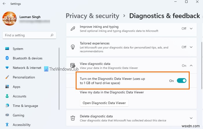 Windows 11/10で「診断データビューア」を有効にして使う方法