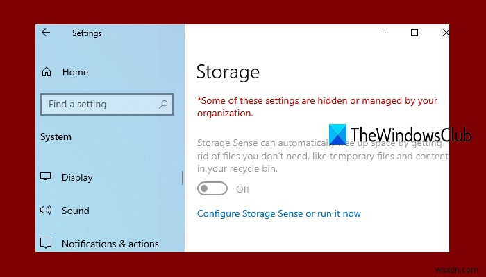 Windows 11/10でストレージセンサー(Storage Sense)を無効にする2つの方法