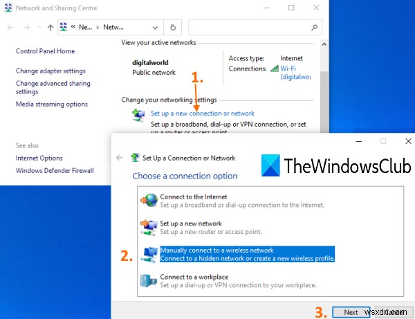 Windows 10で新しいWi-Fiネットワークプロファイルを追加する2つの方法