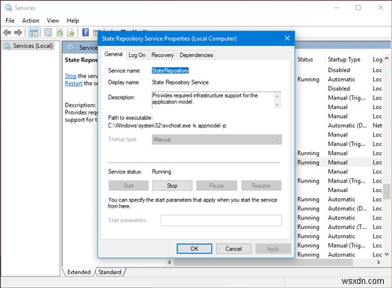 Windows 11/10でState Repository ServiceのCPU使用率が高くなる問題の対処法