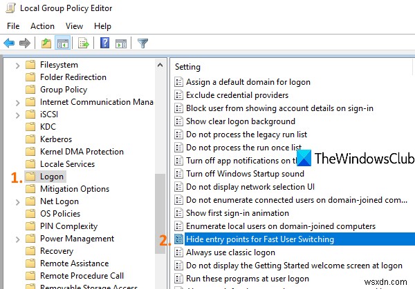 Windows 10のログイン画面に「ユーザーの切り替え」が表示されないときの対処法