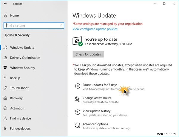 Windows 11/10でWindows Updateを最大365日まで遅延・延期・一時停止する方法