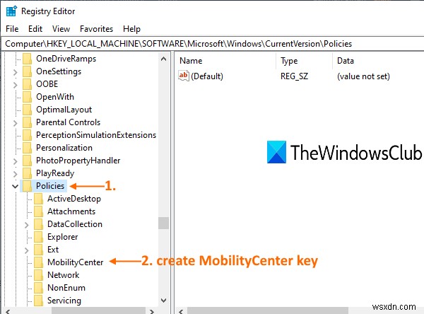 Windows 10でWindowsモビリティセンターを無効にする2つの方法