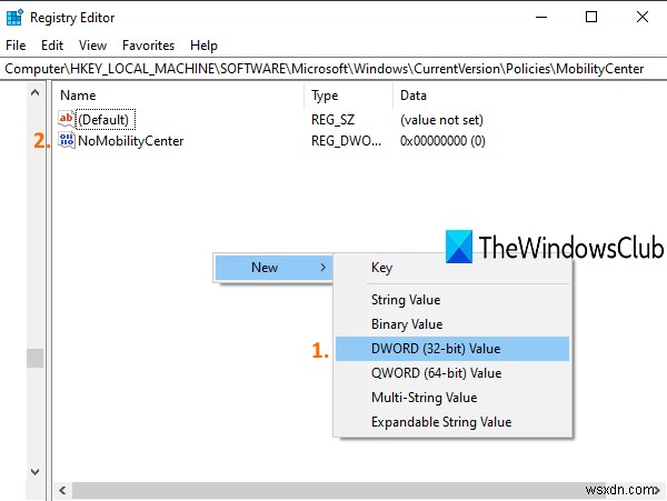 Windows 10でWindowsモビリティセンターを無効にする2つの方法