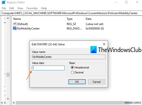 Windows 10でWindowsモビリティセンターを無効にする2つの方法