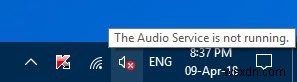 Windows 11/10で「オーディオサービスが実行されていません」と表示される場合の対処法