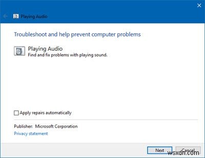 Windows 11/10で「オーディオサービスが実行されていません」と表示される場合の対処法