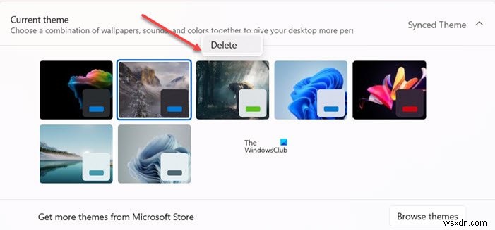 Windows 11/10でテーマを作成・保存・使用・削除する完全ガイド