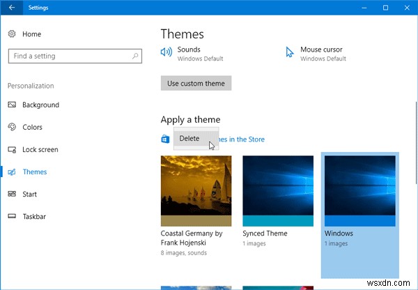 Windows 11/10でテーマを作成・保存・使用・削除する完全ガイド