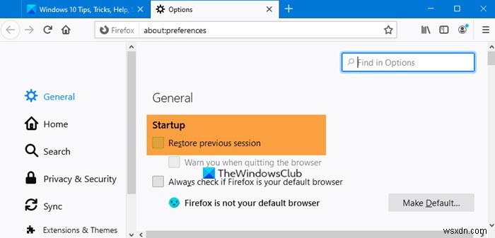 Windows 11/10でタブを失わずにブラウザを再起動する方法【Chrome・Edge・Firefox・Opera対応】