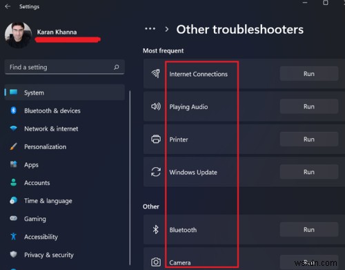 Windows 11/10でトラブルシューティングツールを実行して問題を解決する方法