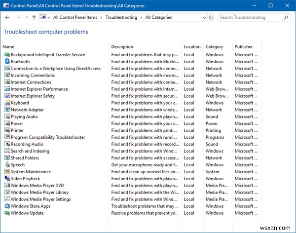 Windows 11/10でトラブルシューティングツールを実行して問題を解決する方法