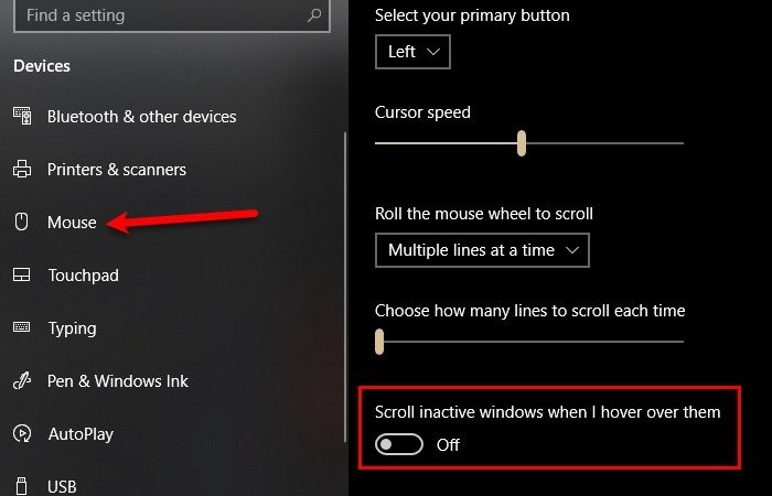 Windows 10で非アクティブスクロールを無効にする2つの方法【設定・レジストリ】