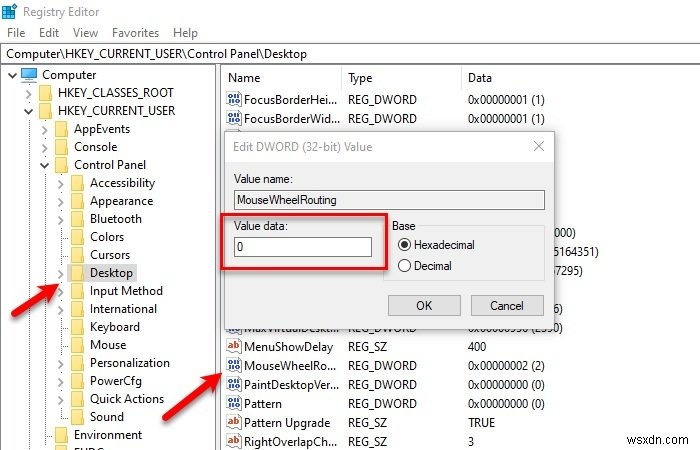 Windows 10で非アクティブスクロールを無効にする2つの方法【設定・レジストリ】