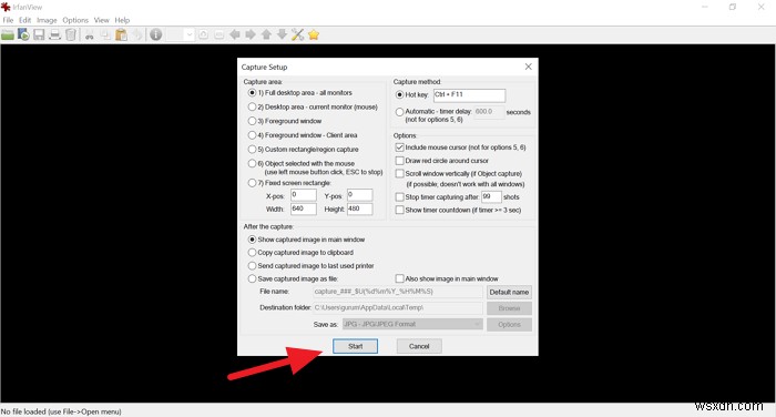 Windows 11/10でマウスカーソルを含めたスクリーンショットを撮る方法