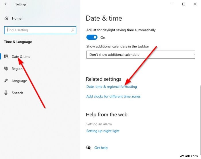 Windows 10で時刻表示を12時間制・24時間制に変更する方法