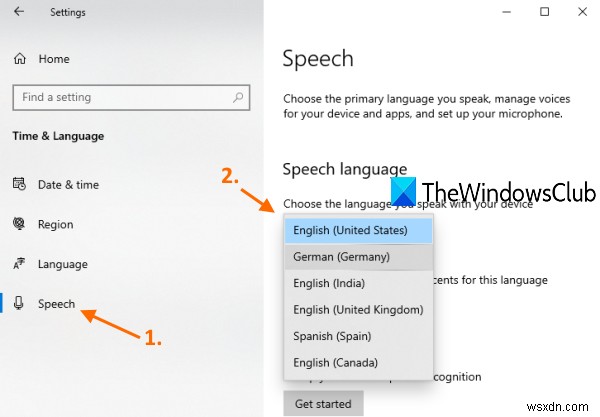 Windows 10でCortana（コルタナ）の音声と言語を変更する方法