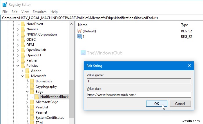 【Windows】Microsoft Edgeで特定のWebサイトのプッシュ通知をオフにする方法