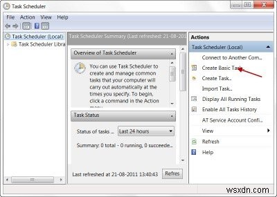 Windows 11/10のタスクスケジューラを使ってシャットダウン・再起動を自動化する方法