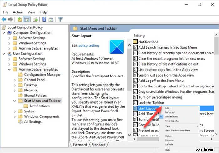 .xmlファイルを置き換えてWindows 10のスタートレイアウトをカスタマイズする方法