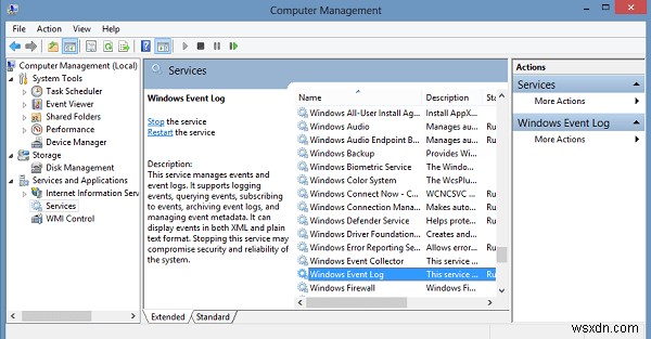 Windowsイベントログサービスが起動しない・利用できない場合の対処法