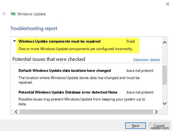 Windows 11/10で「Windows Updateコンポーネントを修復する必要があります」エラーを解決する方法