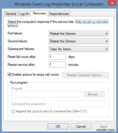 Windowsイベントログサービスが起動しない・利用できない場合の対処法