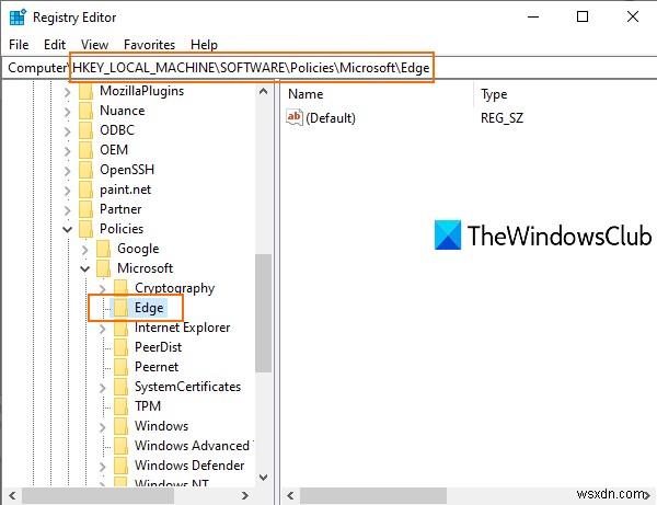 Windows 10のレジストリを使ってMicrosoft Edgeの垂直タブを無効にする方法