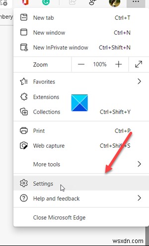 Microsoft Edgeで「Webサービスを使用してナビゲーションエラーを解決する」を有効または無効にする方法