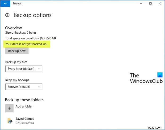 【Windows 11/10】ファイル履歴で「データはまだバックアップされていません」と表示される原因と対処法