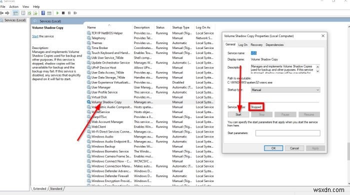 Windows 11/10でシステムイメージのバックアップがエラー0x80780172で失敗する原因と対処法
