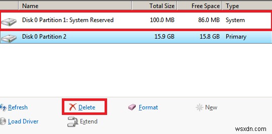 エラーコード0x80070057「Windowsはディスク上のパーティションをフォーマットできませんでした」の解決方法