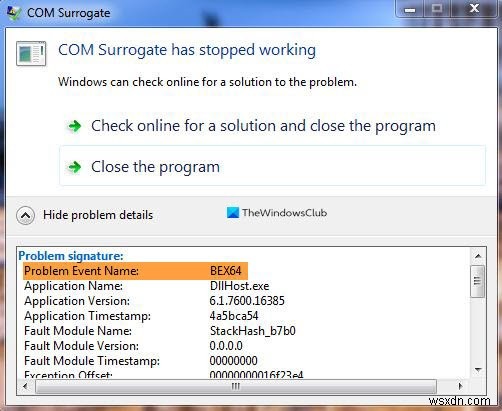 Windows 10で発生する「問題イベント名BEX64」エラーの対処法