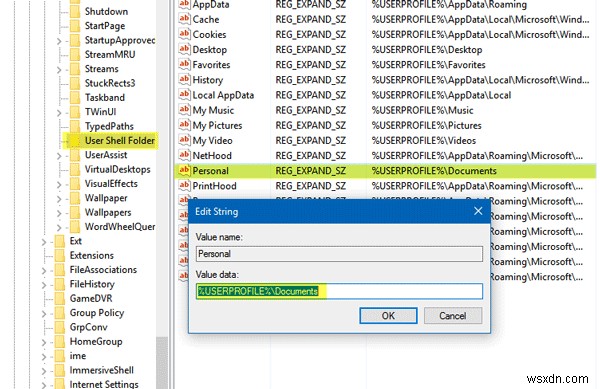 Windows 11/10でドキュメント・音楽・画像・動画の既定の保存先を変更する方法