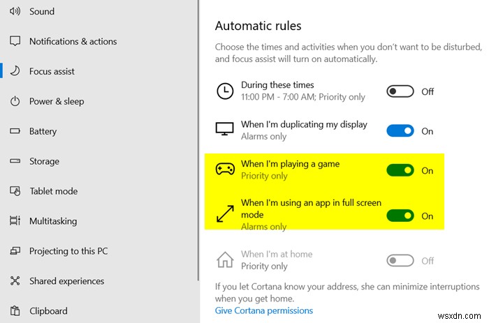 Windows 11/10でゲーム中やフルスクリーン再生中に通知を表示させる方法