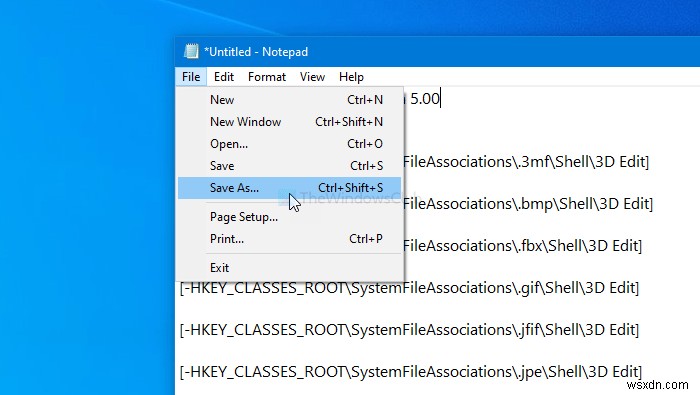 Windows 10の右クリックメニューから「写真で編集」「ペイント 3Dで編集」を削除する方法