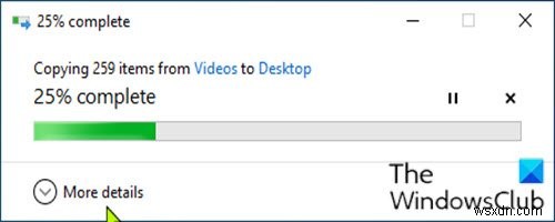 Windows 10のファイル転送ダイアログを常に「詳細表示」または「簡易表示」で開く方法