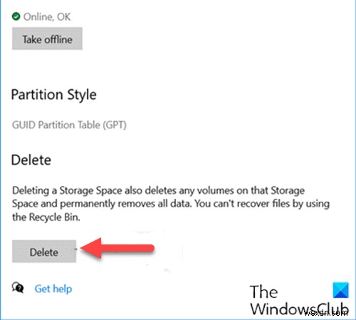 Windows 11/10でストレージプールからストレージスペースを削除する3つの方法