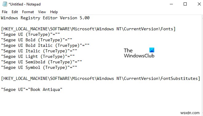 Windows 11/10でデフォルトのシステムフォントを変更・復元する方法