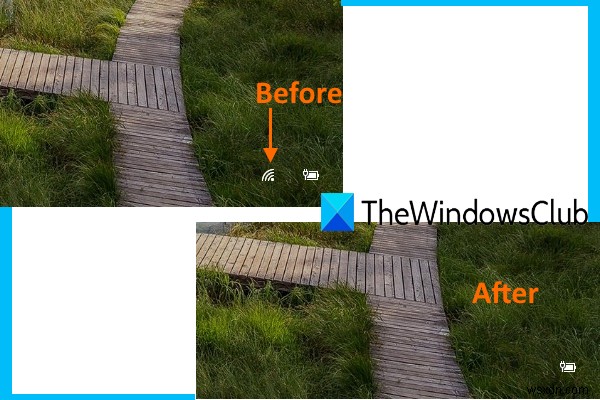 Windows 10のサインイン画面・ロック画面からネットワークアイコンを非表示にする方法