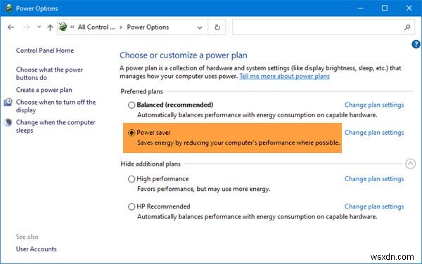 Windows 11/10でアクティブな電源プランを確認・表示する5つの方法