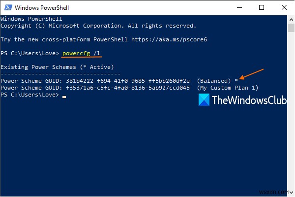 Windows 11/10でアクティブな電源プランを確認・表示する5つの方法